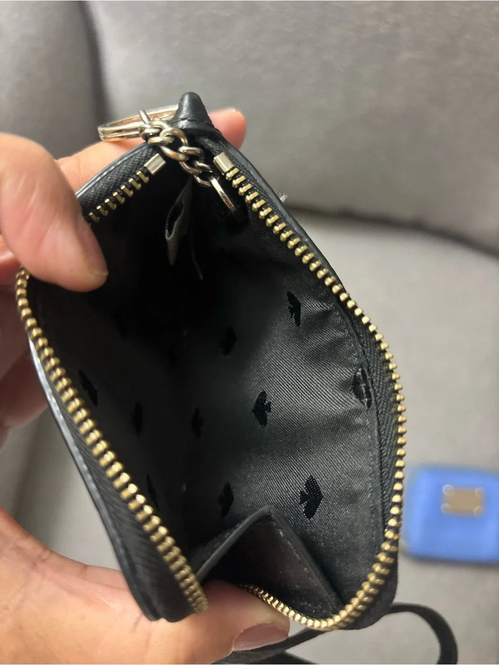 kate spade compact pebbled